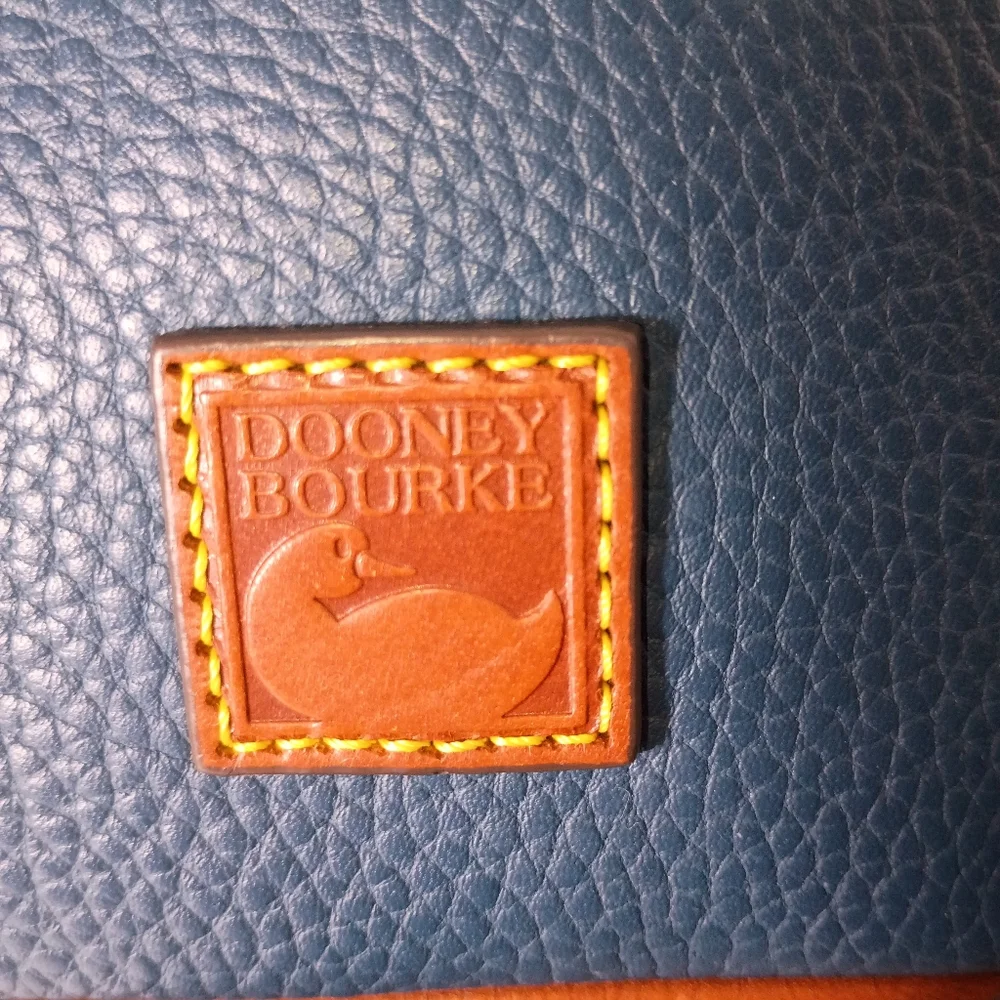 Dooney & Bourke Teal Pebble Leather Crossbody Bag and Wallet Set - Picture 16 of 17